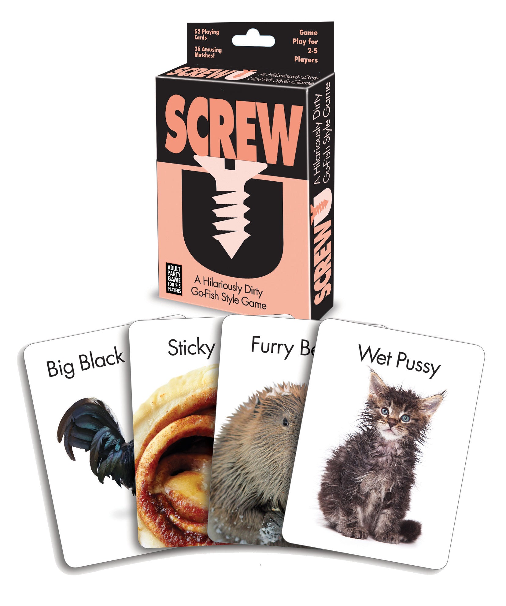 Little Genie Screw U Card Game – Go Fish Style Adult Party Game