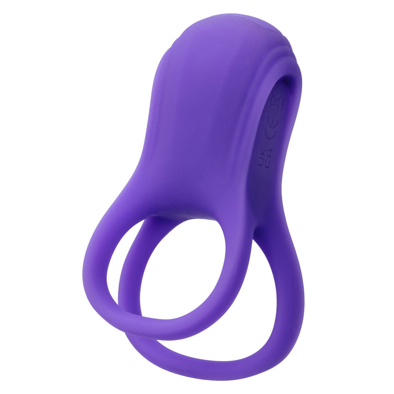 CalExotics Basic Essentials Rechargeable Dual Support Ring – Purple