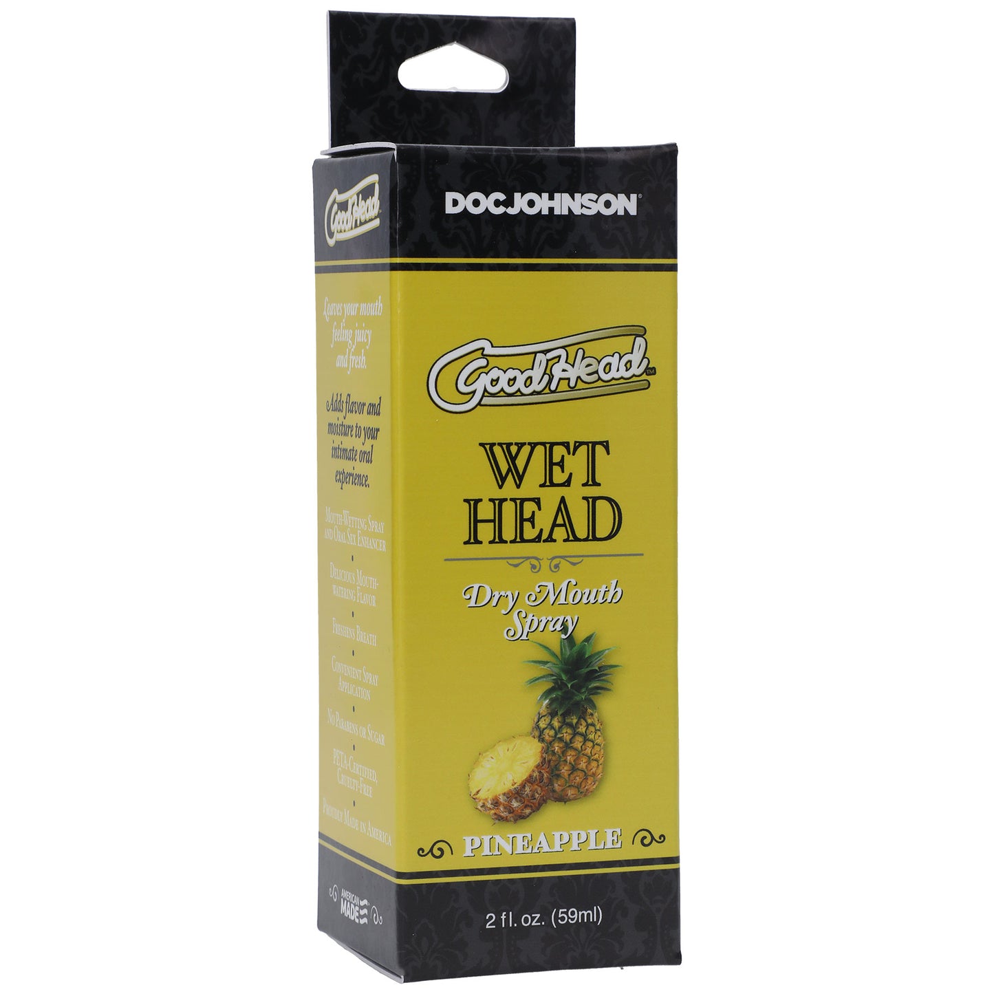 Goodhead Wet Head Dry Mouth Spray - Pineapple Flavor - 2 Fl. Oz.