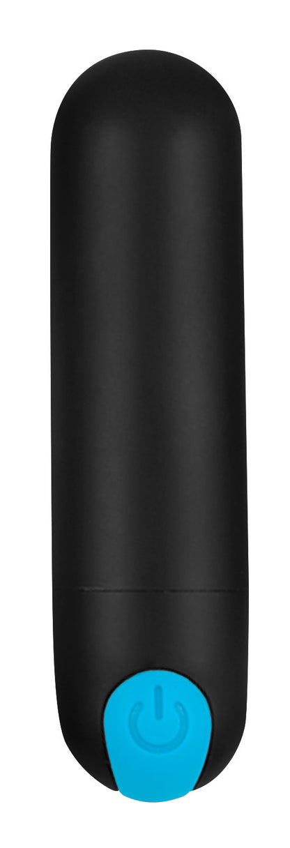 Bang Duo Blast Kit by XR Brands – Blue – Cock Ring and Butt Plug Combo with Vibrating Bullet