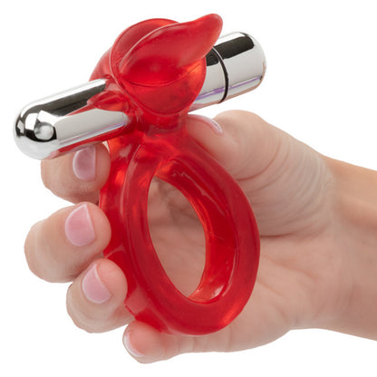 CalExotics Wireless Clit Flicker – Red Vibrating Erection Enhancer