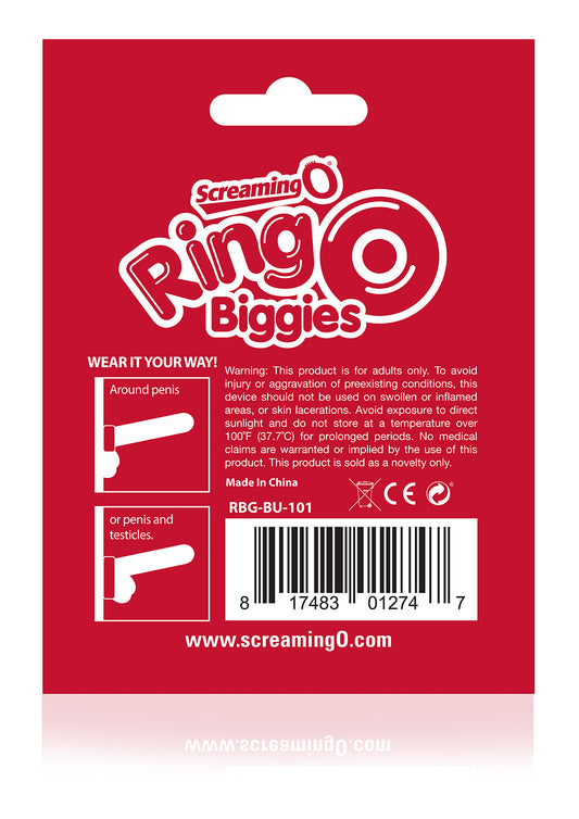 Screaming O RingO Biggies Waterproof Ring – Blue