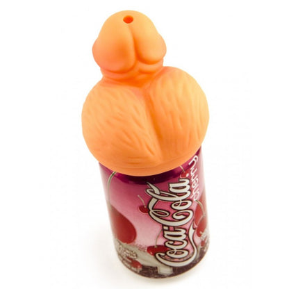 Hott Products Pecker Beer Can Topper – Realistic Design – Beige