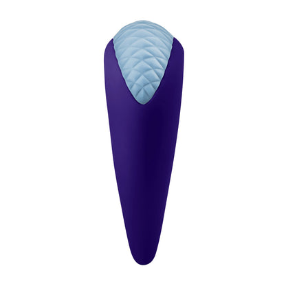 Volea Dark Purple and Light Blue Targeted Vibrator with 10 Vibration Modes