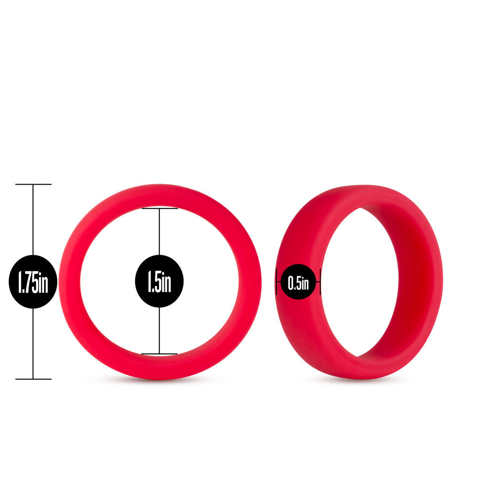 Blush Performance Silicone Go Pro Cock Ring – Red