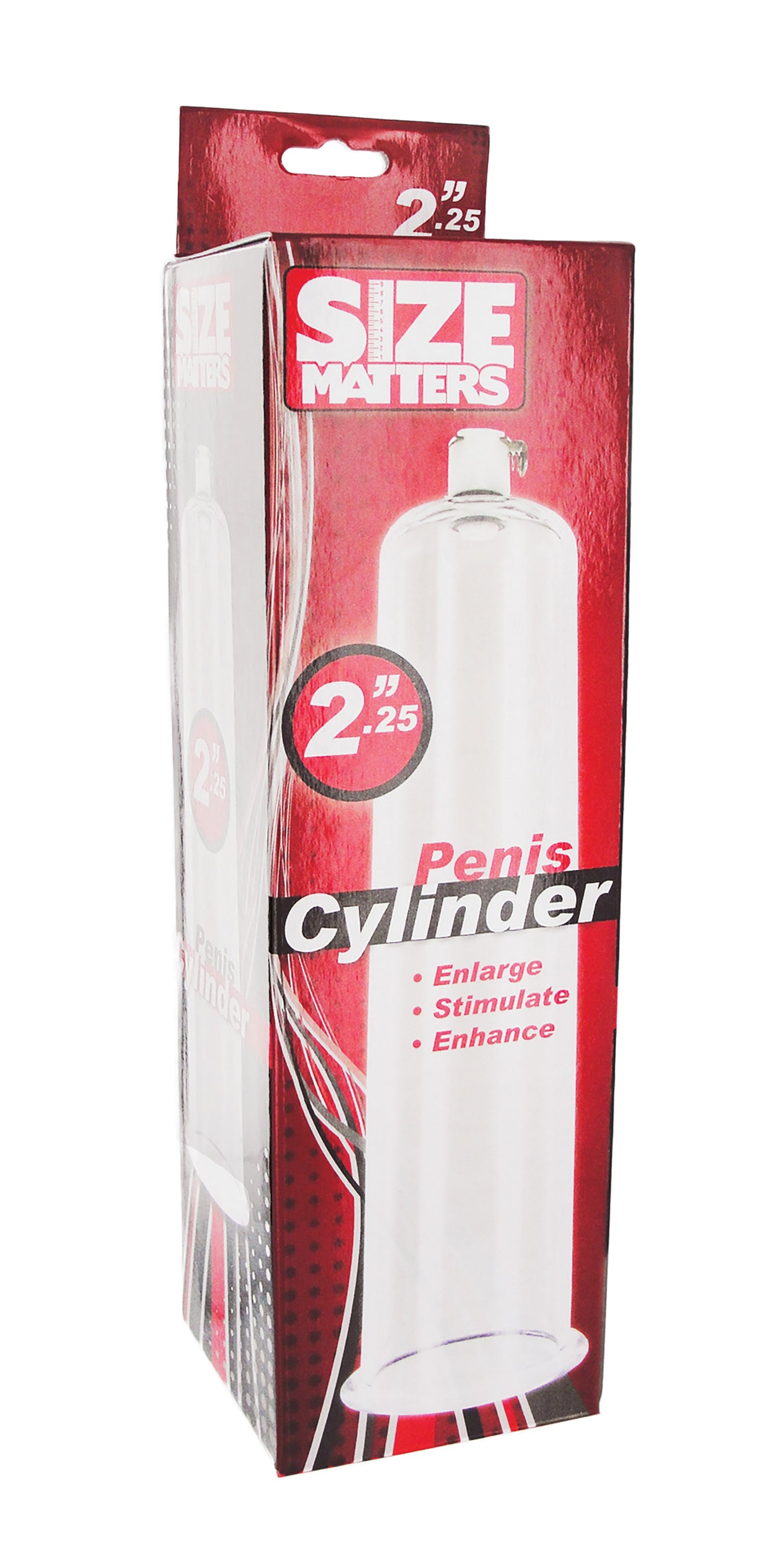 XR Brands Penis Pump Cylinder 2.25 Inch Diameter – Clear
