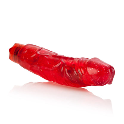 CalExotics Love Vibes Big Boy Lover – Soft Vibrator with Multi-Function Features – Red