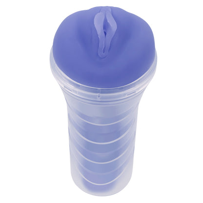 Evolved Novelties Pop on the Glow Stroker – Purple – Waterproof