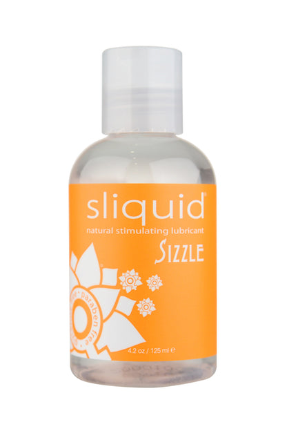 Sliquid Naturals Sizzle Water-Based Personal Lubricant – 4.2 Fl. Oz.
