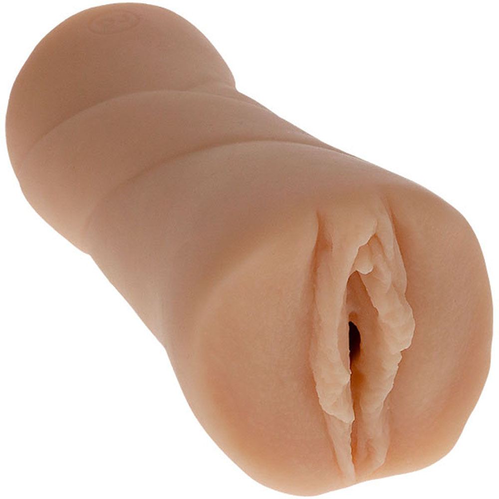 Doc Johnson Signature Strokers - Girls of Social Media - Layna.me - Ultraskyn Pocket Pussy - Realistic - Beige