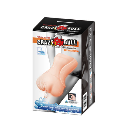 Pretty Love Crazy Bull No Lube Masturbator Sleeve – Realistic Beige