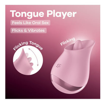 Satisfyer Tongue Player Vibrating Tongue Stimulator – Pink
