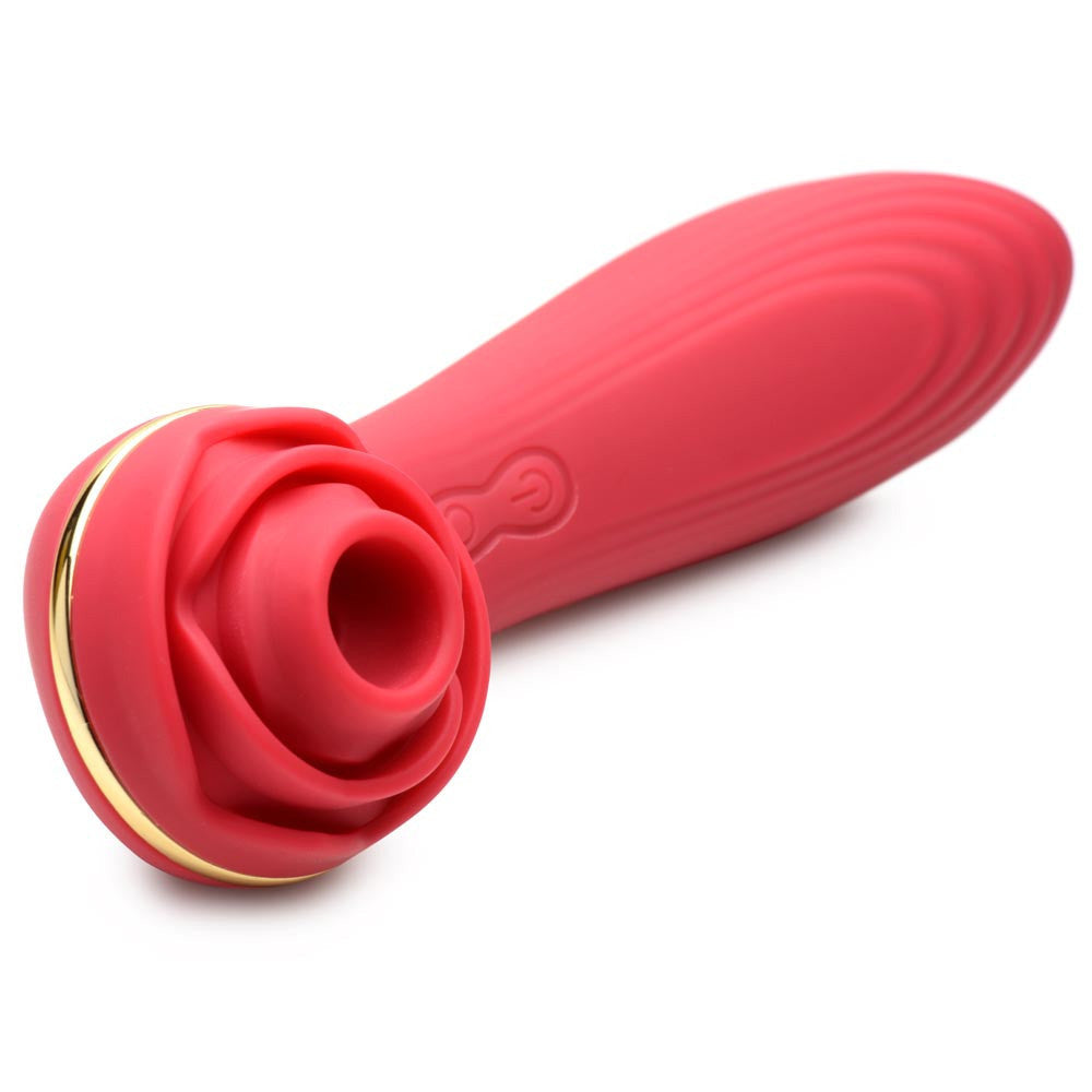 Bloomgasm Passion Petals Vibrator with 10 Suction Levels - Red