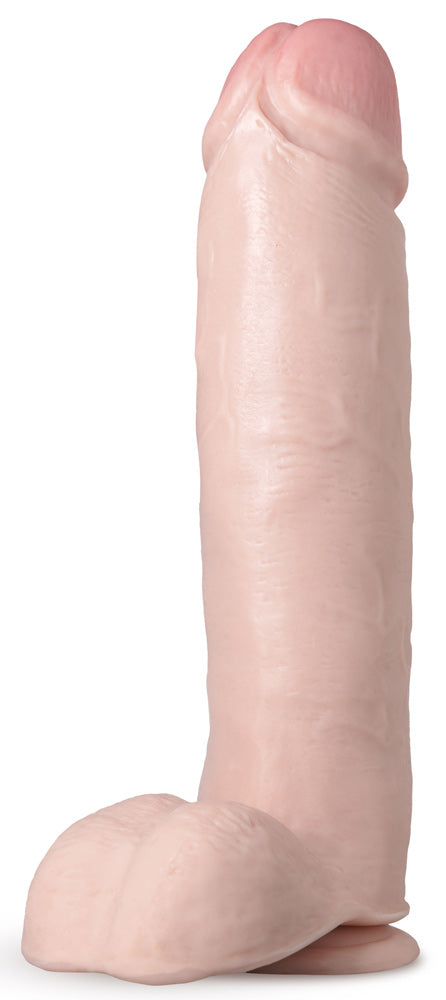 Au Naturel Huge 10 Inch Dildo with Suction Cup Base - Vanilla