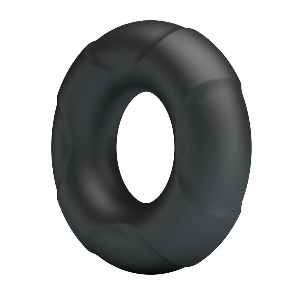 Arvell Super Soft Silicone Cockring - Black - Waterproof