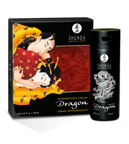 Shunga Intensifying Cream - Dragon - 2 Fl. Oz. - Fire & Ice Sensation