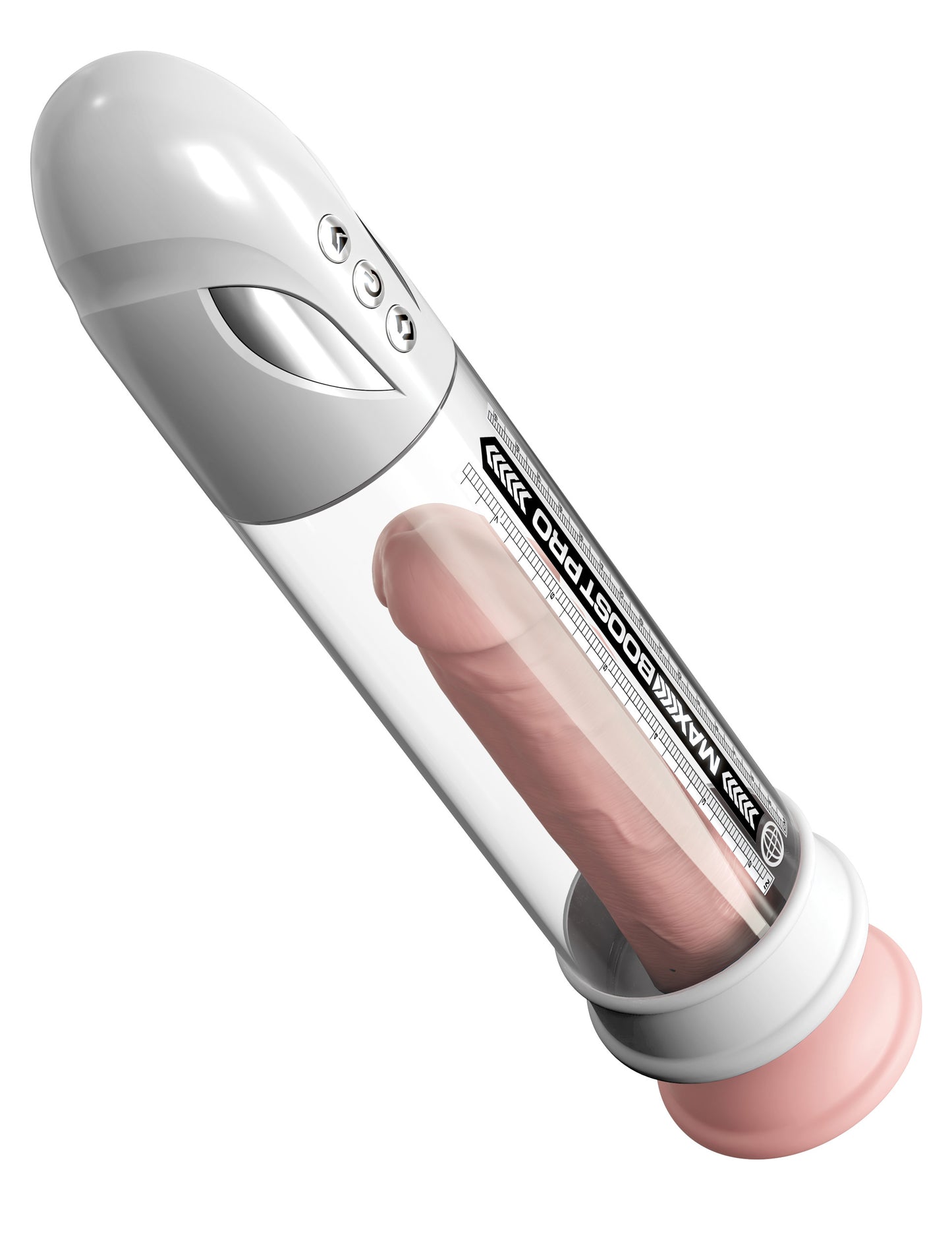 Pipedream Max Boost Pro Flow Penis Pump - Waterproof White