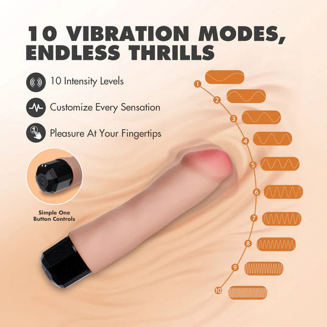 Dr. Skin Dr. Avery Vibrator – Beige – 10 Vibration Modes