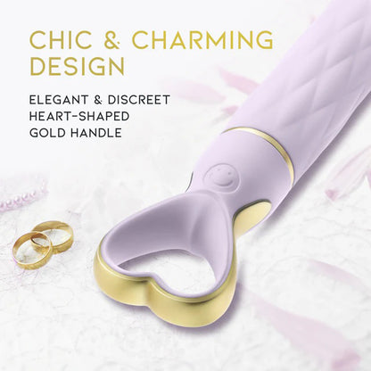 Blush Delice Heartthrob Vibrator – Lavender – 10 Vibration Modes