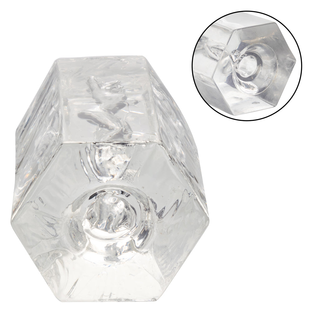 CalExotics Girls Girls Girls Farrah Masturbator – Clear, Soft and Stretchy Design