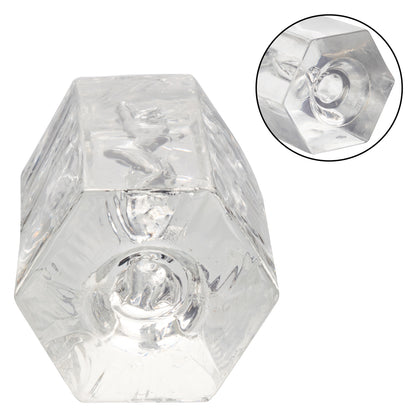 CalExotics Girls Girls Girls Farrah Masturbator – Clear, Soft and Stretchy Design