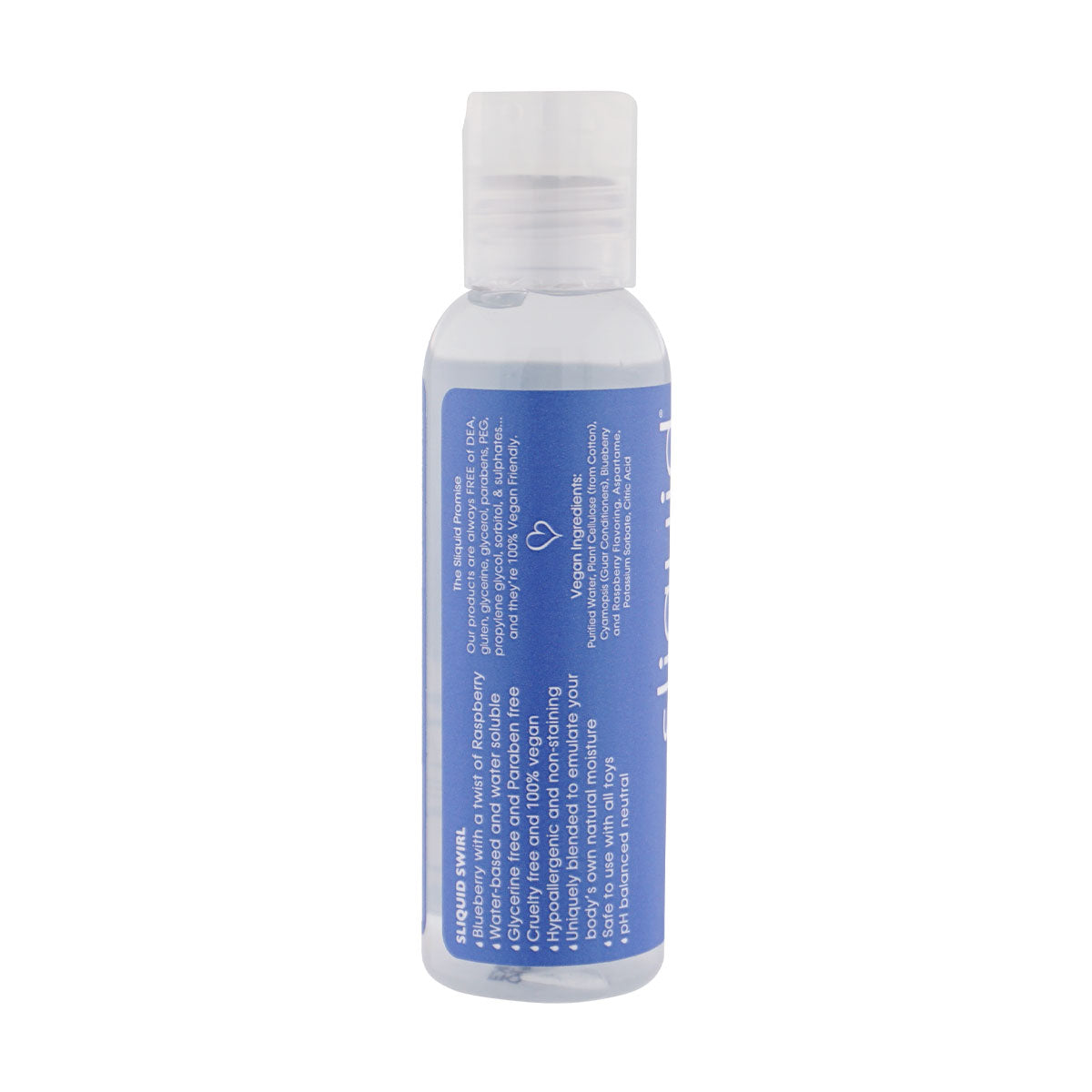 Sliquid Naturals Swirl Blue Raspberry Flavored Water-Based Lubricant – 2.0 Fl Oz