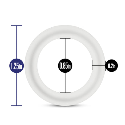 Blush Performance Vs2 Pure Premium Silicone Cockrings – Small – White