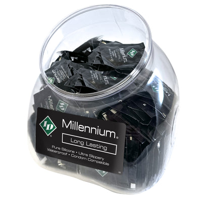 I.D. Lubricants Millennium 2ml Foil Jar Multi-Use Silicone Lubricant – Clear