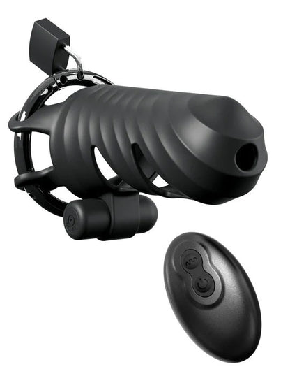 Pipedream Remote-Controlled Vibrating Cock Blocker - Black