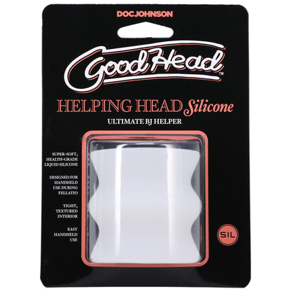 Doc Johnson GoodHead Helping Head Mini Stroker – Clear