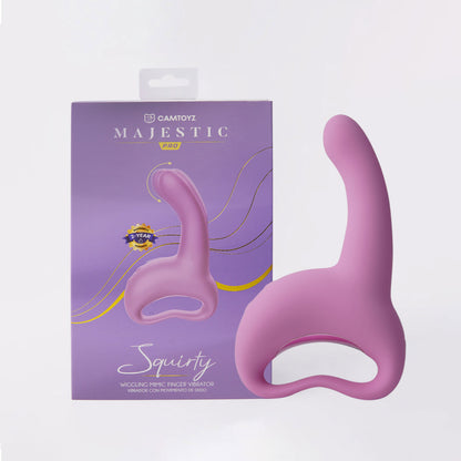 Camtoyz Squirty Finger Vibrator - Purple - G-Spot and P-Spot Stimulation