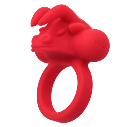 CalExotics Silicone Rechargeable The Matador Vibrating Couples Enhancer – Red
