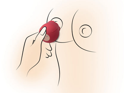 Inmi Bloomgasm Wild Rose Silicone Suction Stimulator – Red