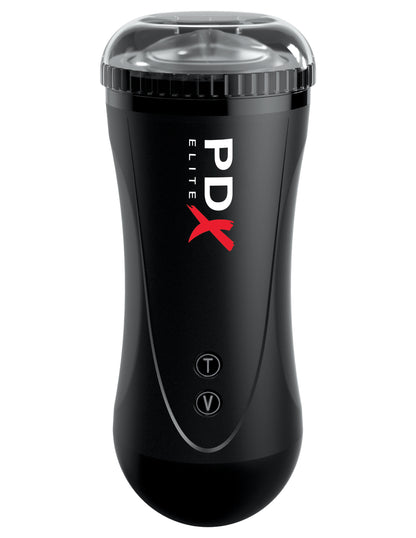 Pipedream Moto Stroker Automatic Thrusting and Vibrating Stroker – Black