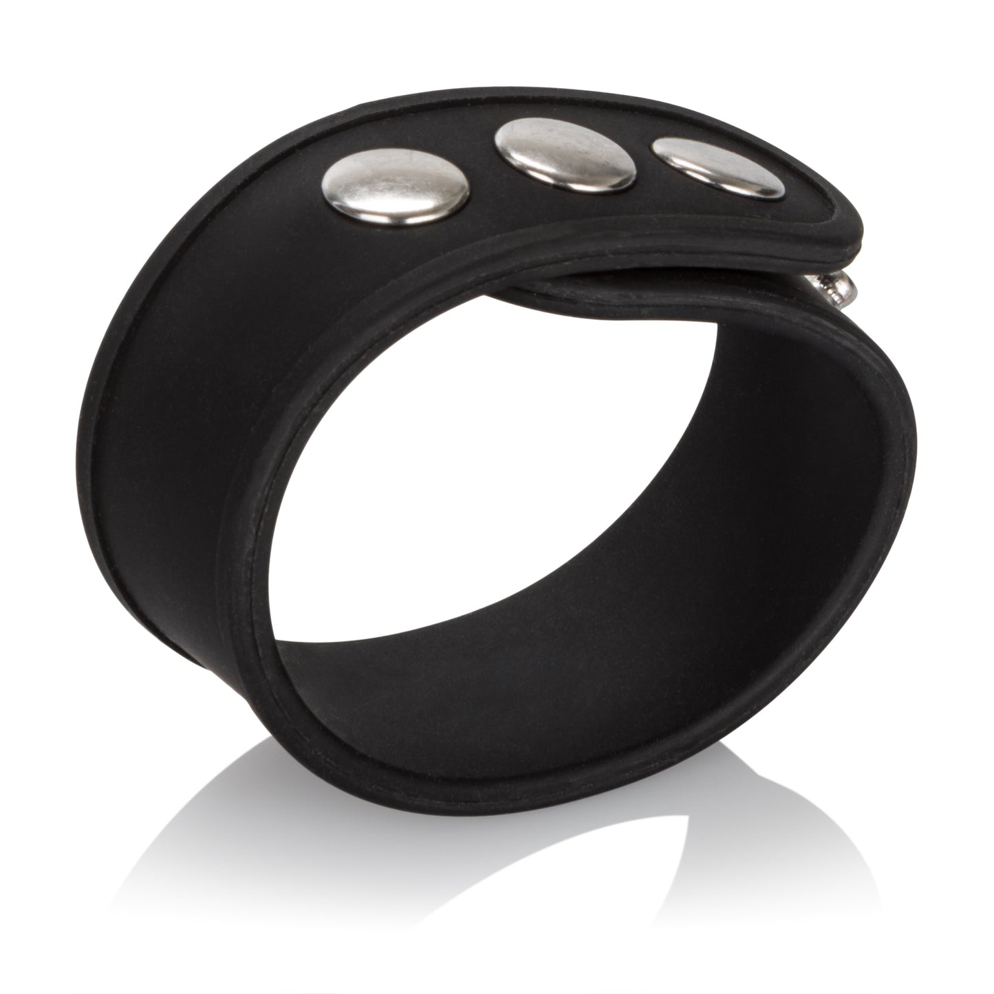 CalExotics Silicone Tri-Snap Erection Ring – Adjustable, Black