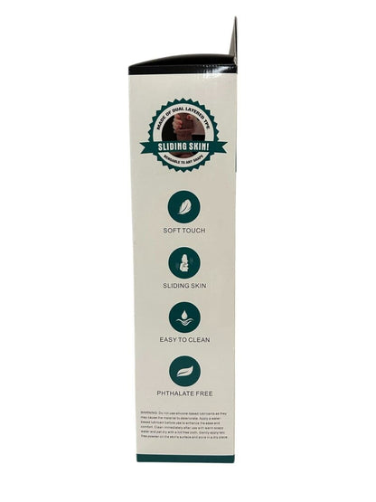 Real Skin 12 Dual Layer Dildo - Light Brown - Waterproof