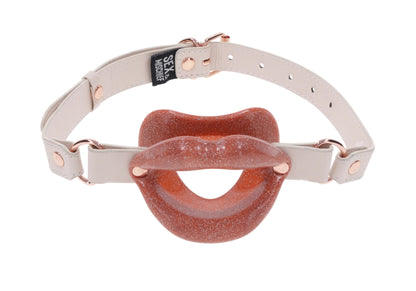 Sportsheets Peaches N Creame Silicone Lip Gag - Pink