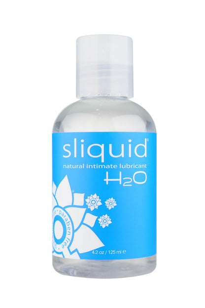 Sliquid Naturals H2O Water-Based Personal Lubricant – 4.2 Fl Oz
