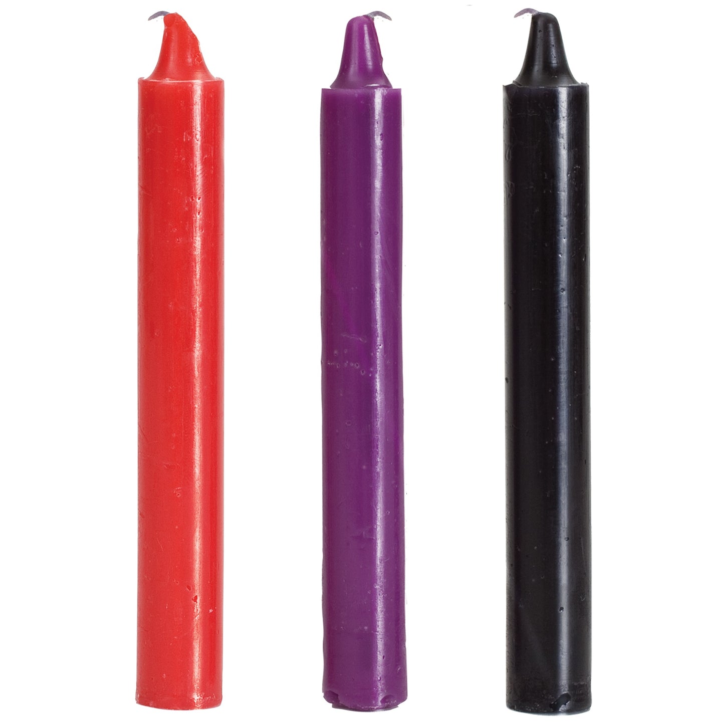 Doc Johnson Japanese Drip Candles Set of 3 - Multi-Color