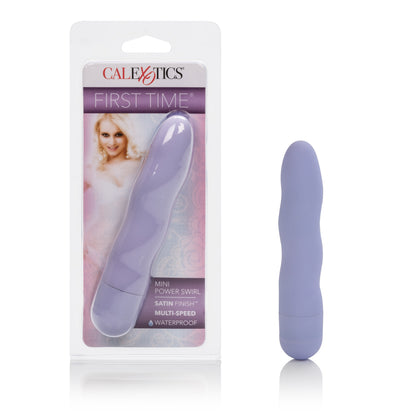 CalExotics First Time Mini Power Swirl Vibrator - Purple