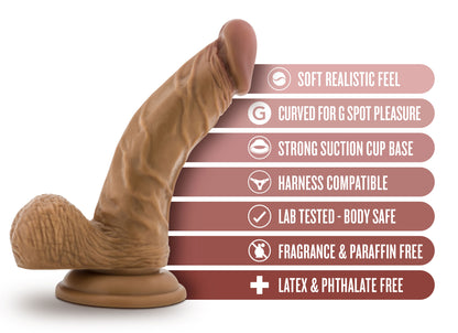 Dr. Skin Dr. Stephen 6.5 Inch Dildo with Balls - Tan
