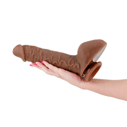 Shane Diesel Dual Density Dildo - Realistic Silicone - Brown