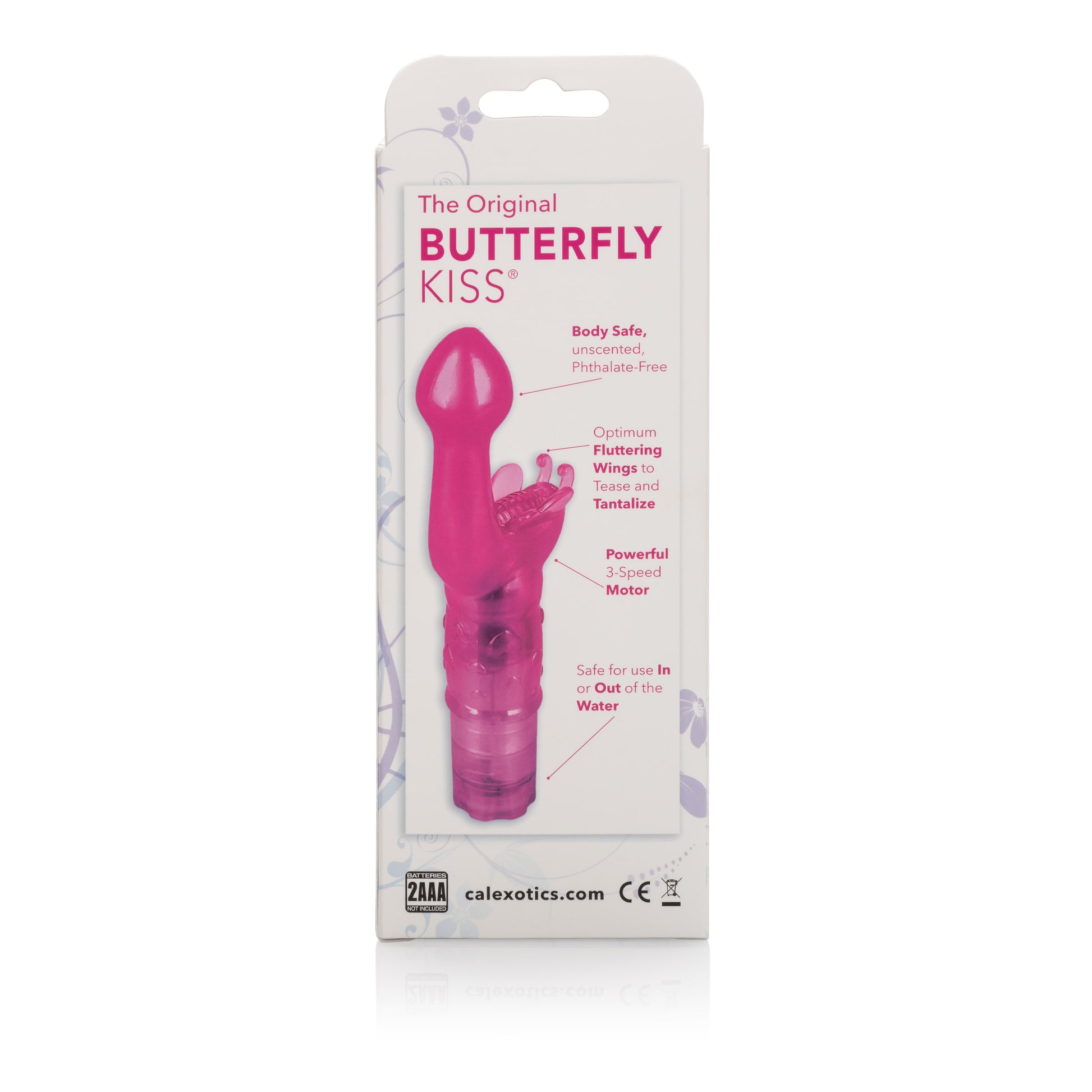 CalExotics The Original Butterfly Kiss Arouser – Pink – Multi-Speed