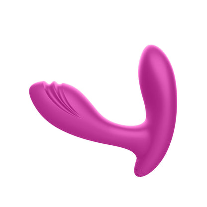 Epiphany Dual Motor Clitoral Rollerball Panty Vibe - Berry