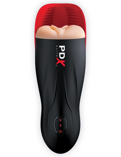 Pipedream Fuck-O-Matic Automatic Stroker with Dual Vibrators – Beige
