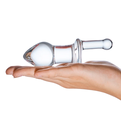 Electric Novelties 5 Inch Glass Juicer – Clear – Handmade Glass Design