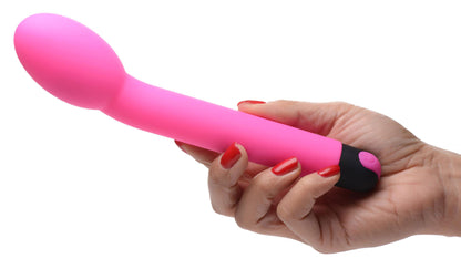 XR Brands 10x G-Spot Vibrator - Pink - 3 Speeds and 7 Patterns