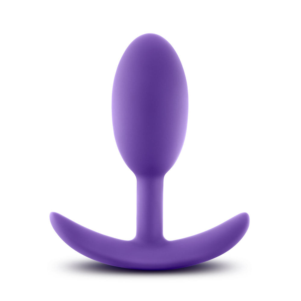 Luxe Wearable Vibra Slim Plug – Medium – Purple