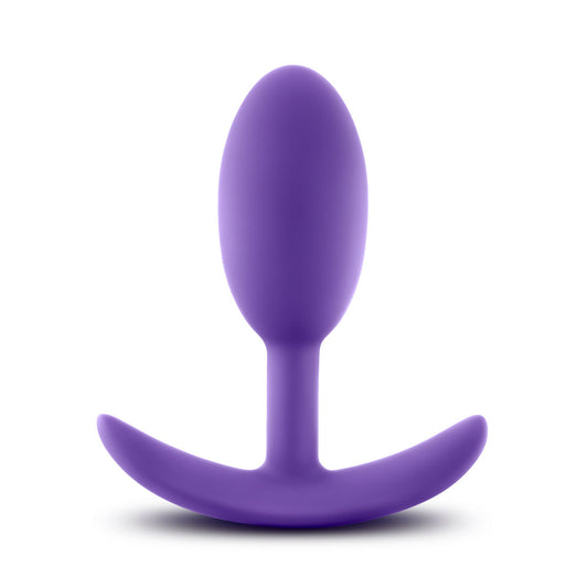 Luxe Wearable Vibra Slim Plug – Medium – Purple