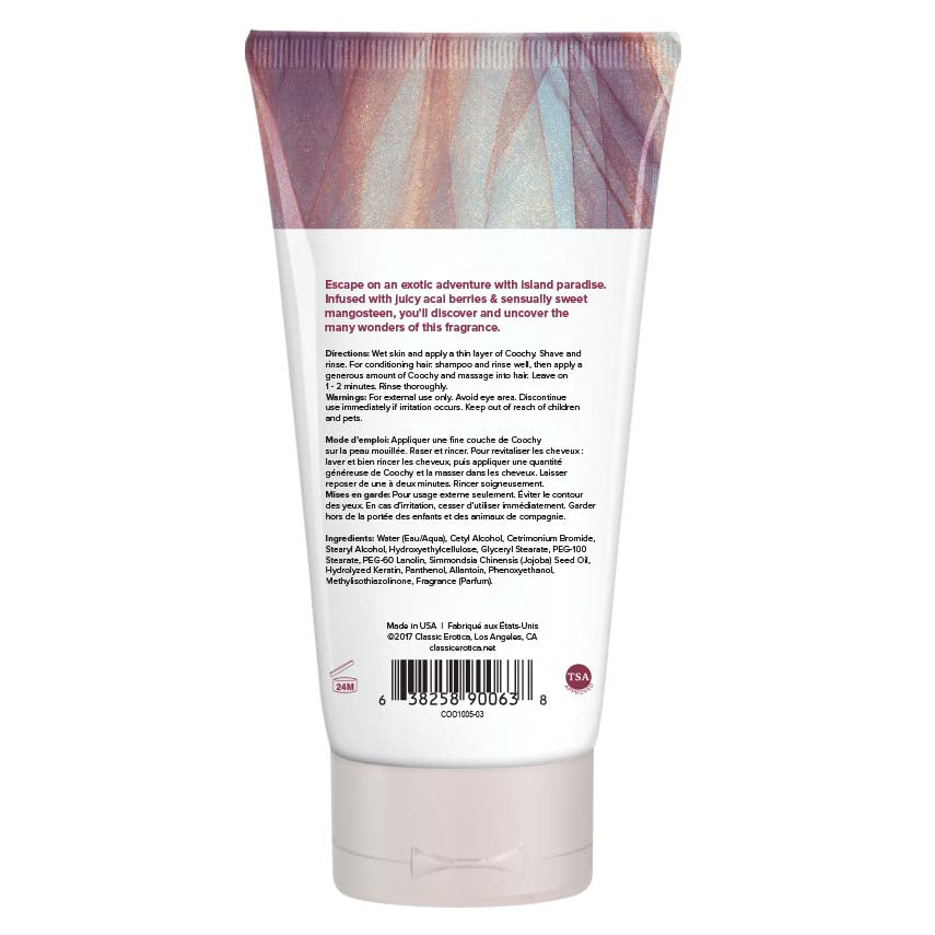 Coochy Shave Cream - Island Paradise - Shaving Cream - 3.4 Oz